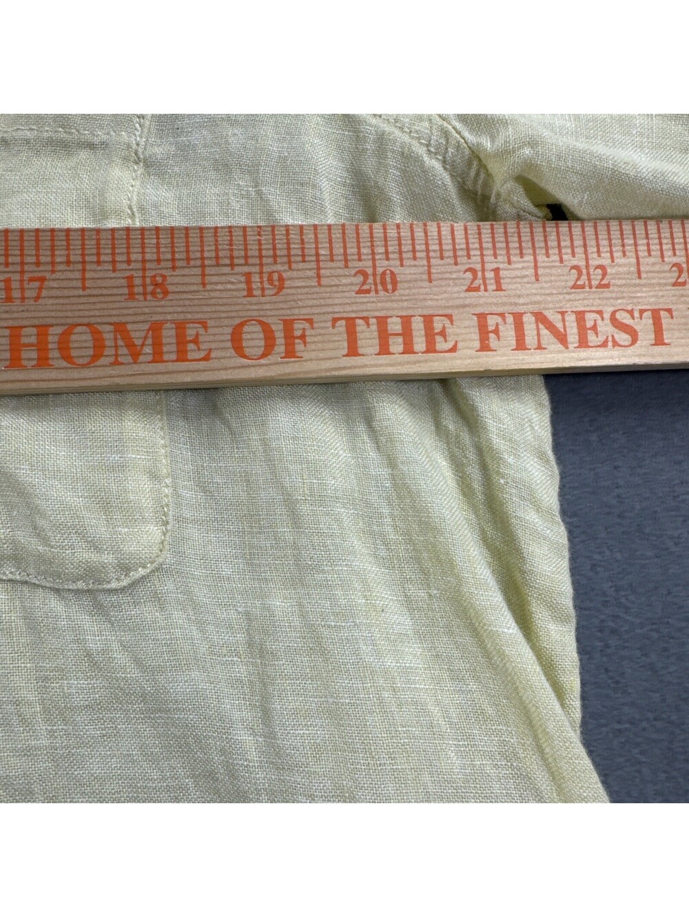Sigred Olsen 100% Linen Button Down Roll Tab Long Sleeve Sz M Travel Minimalist - Picture 12 of 15